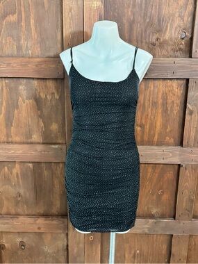 Lucy in the Sky Black Mini Dress with Sparkles